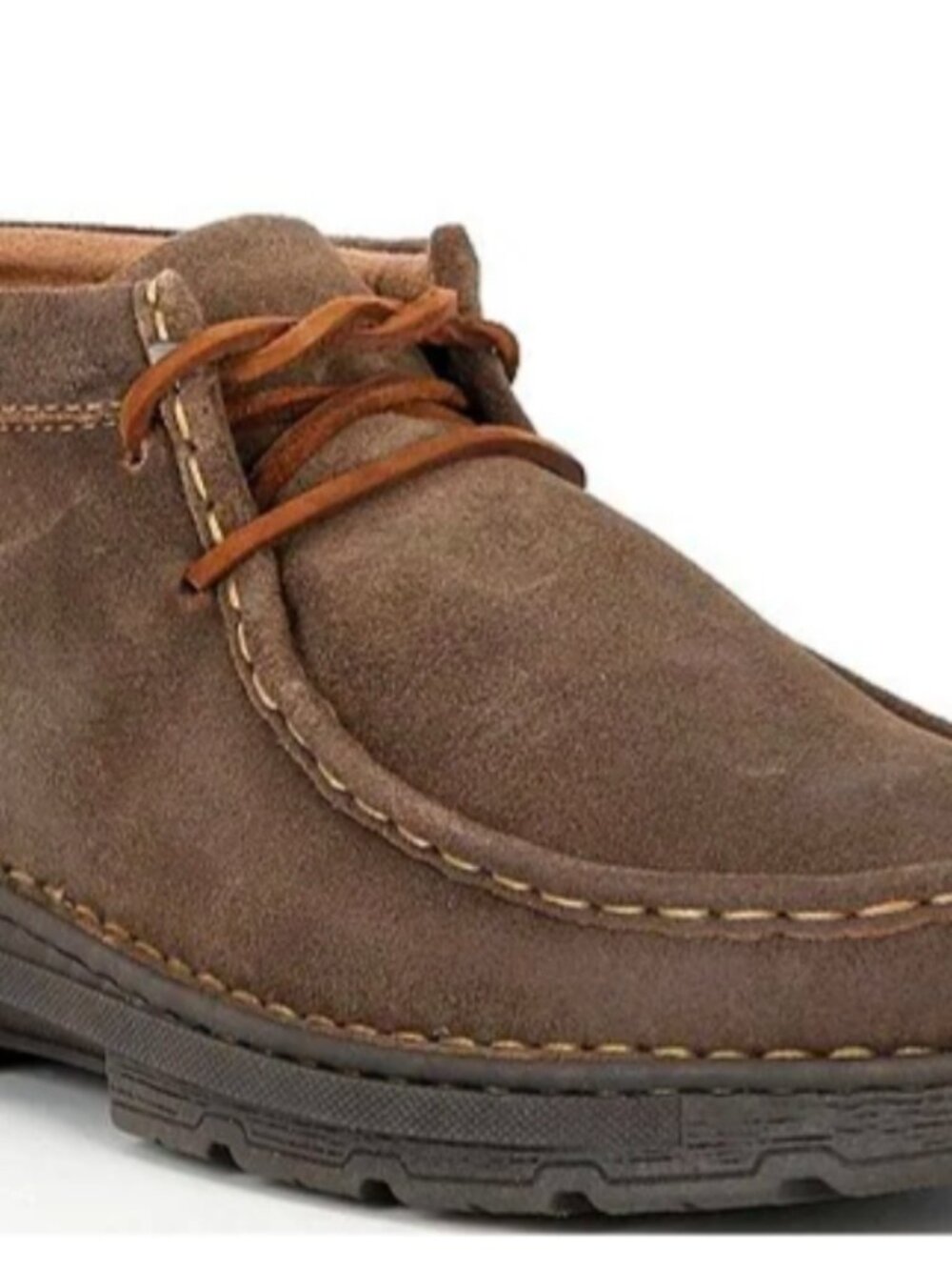 Born Men's Ethan Taupe Distressed Suede Chukka Boots Size 13 NEW Classic